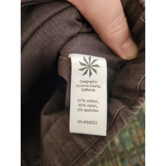 Athleta Women's Taupe Brown Hooded Utility Jacket Size Small - Picture 7 of 10